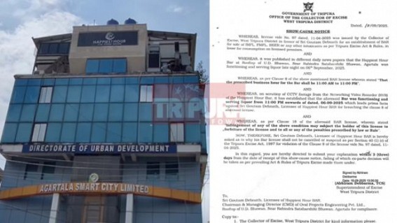 Happiest Hour Bar Received Show Cause Notice for Violating Liquor Serving Hours Happiest Hour Bar Received Show Cause Notice for Violating Liquor Serving Hours